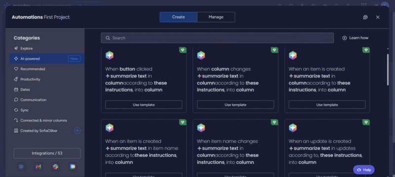 monday.com AIfeatures