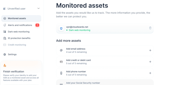 nordprotect-monitored-assets nordprotect monitored assets