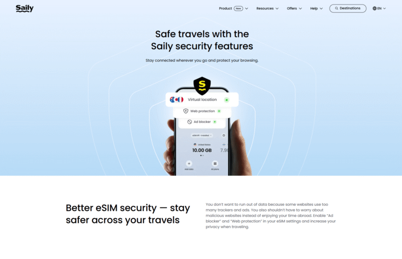 saily security features