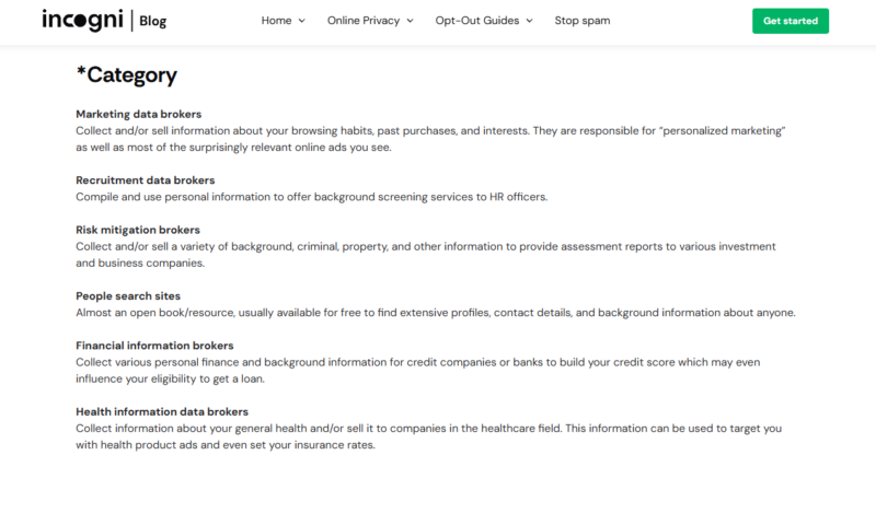 incogni deleteme incogni brokers