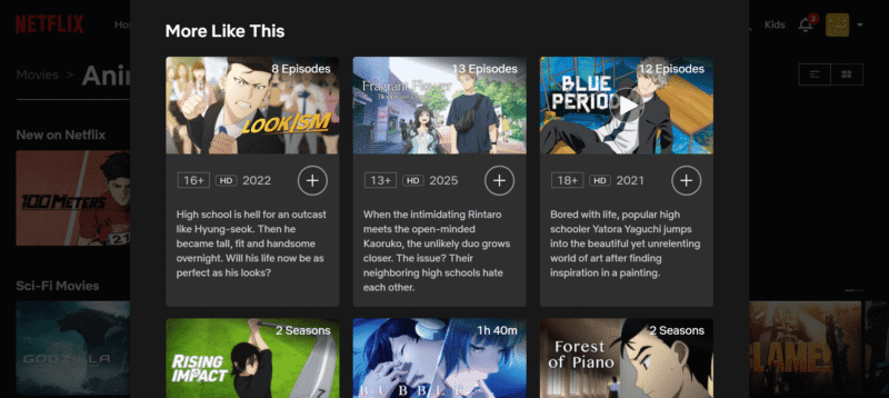 netflix anime episodes