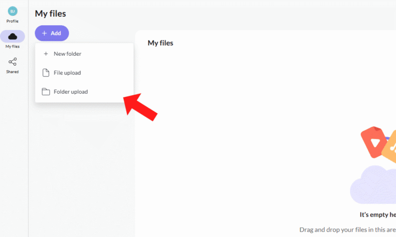 nordlocker file upload