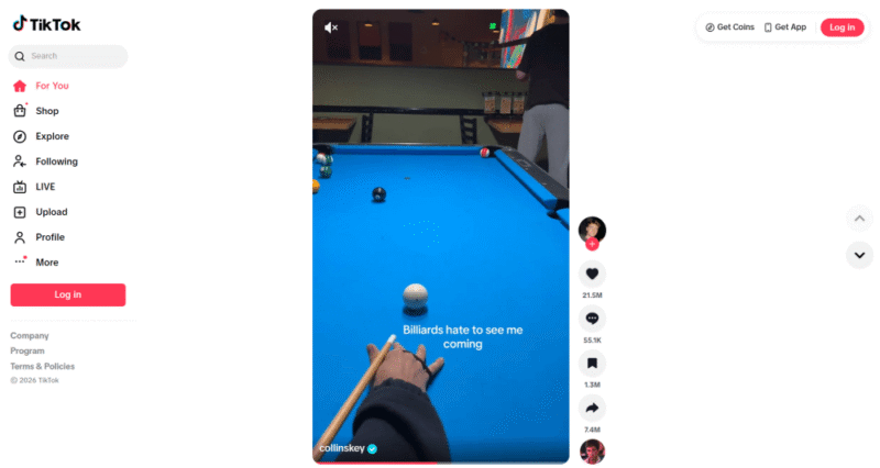 tik-tok-homepage tik tok homepage