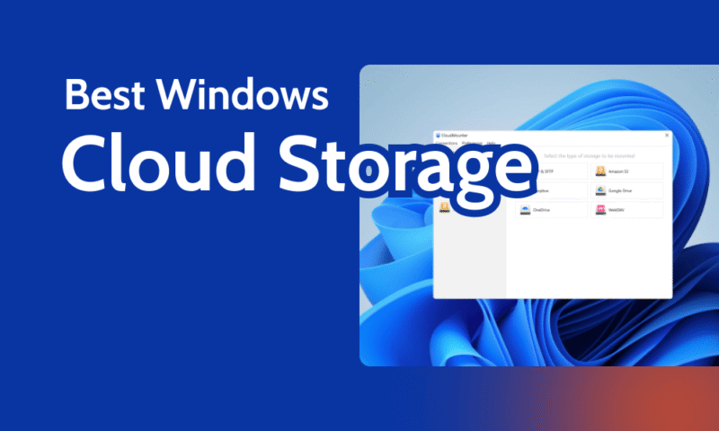 Best Windows cloud storage