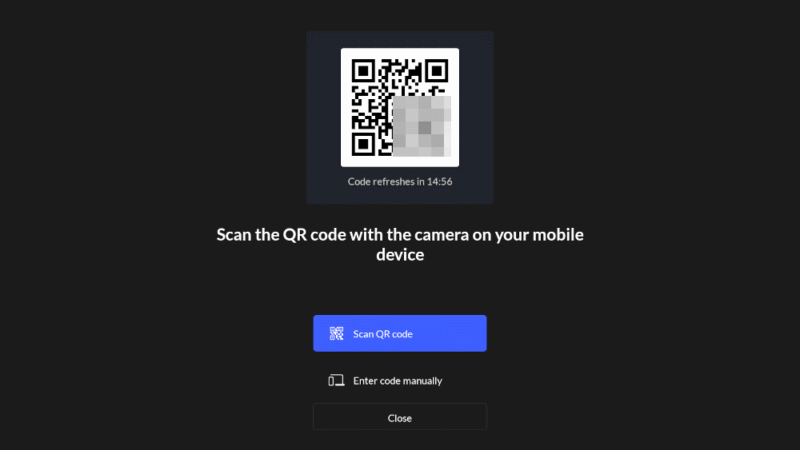 fire stick nordvpn sign in qr code