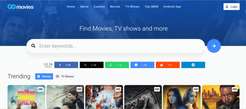 gomovies homepage