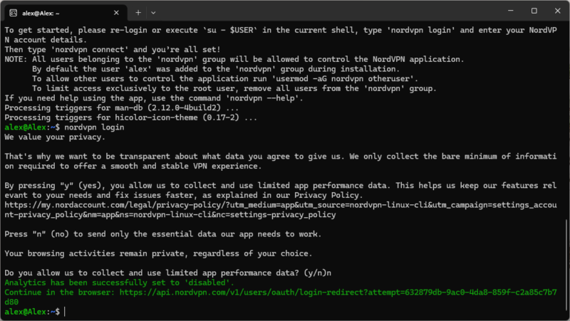 meshnet setup step 2