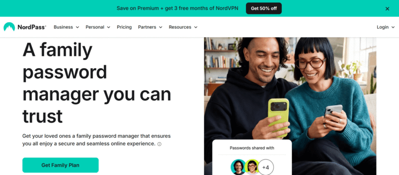 nordpass homepage