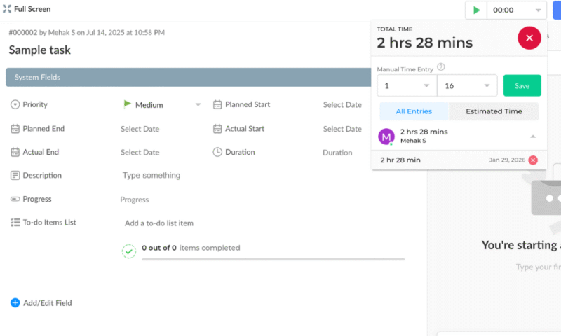 ntask free time tracking software
