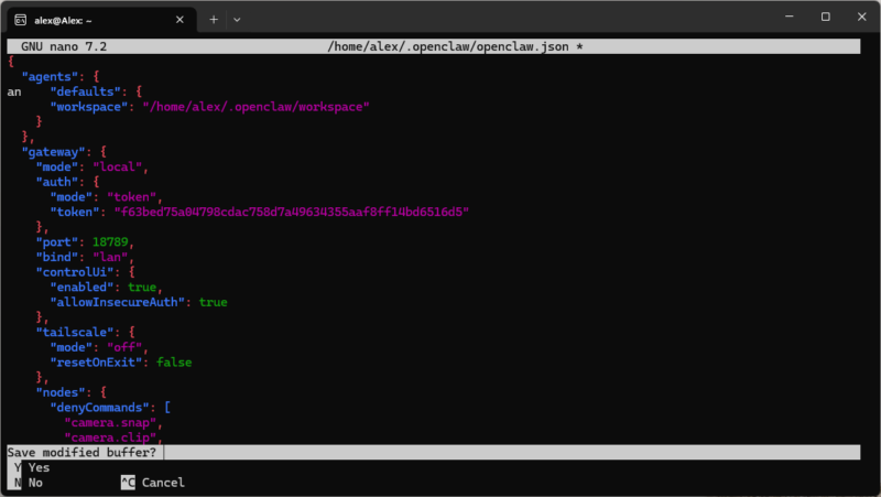 openclaw connection prep step 3
