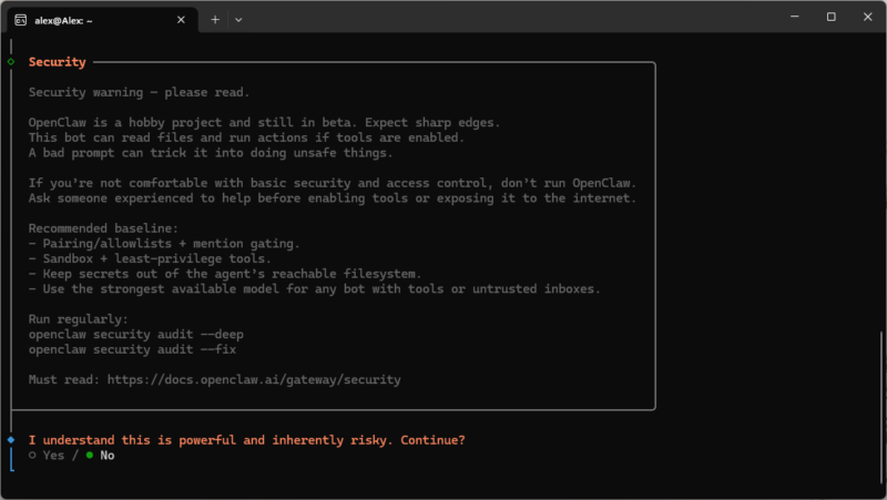 openclaw installation step 2