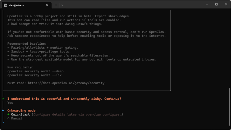openclaw installation step 3