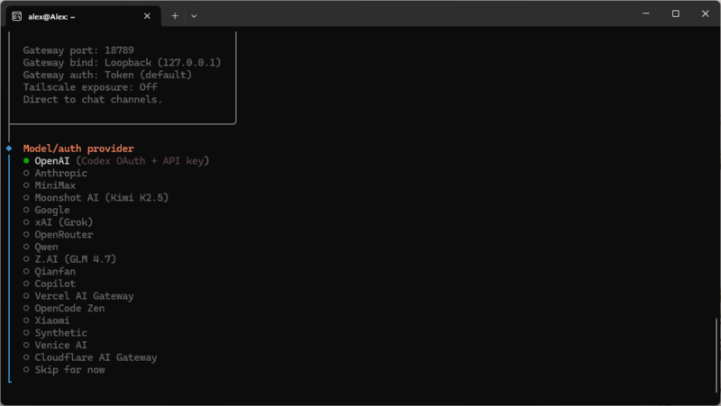 openclaw installation step 4