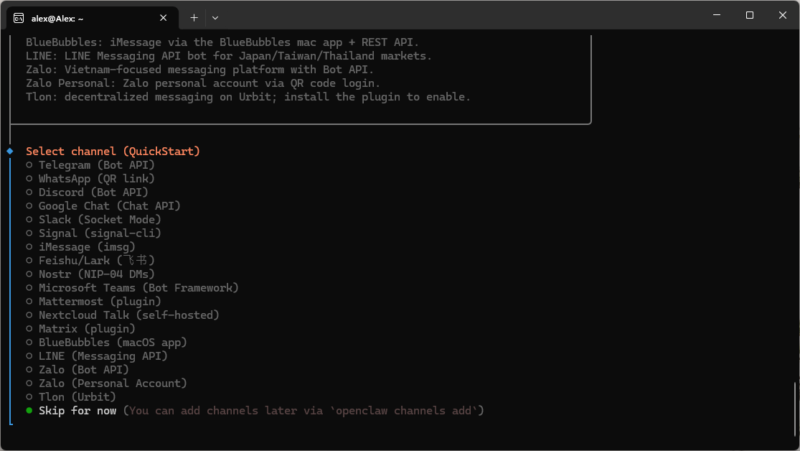 openclaw installation step 5