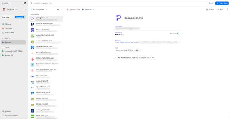 1password web app