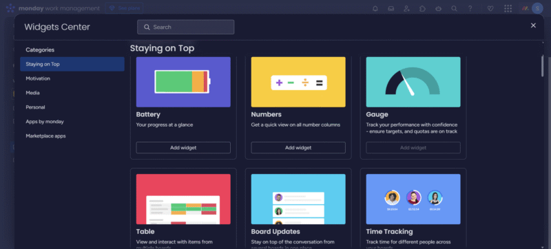 monday.com reports
