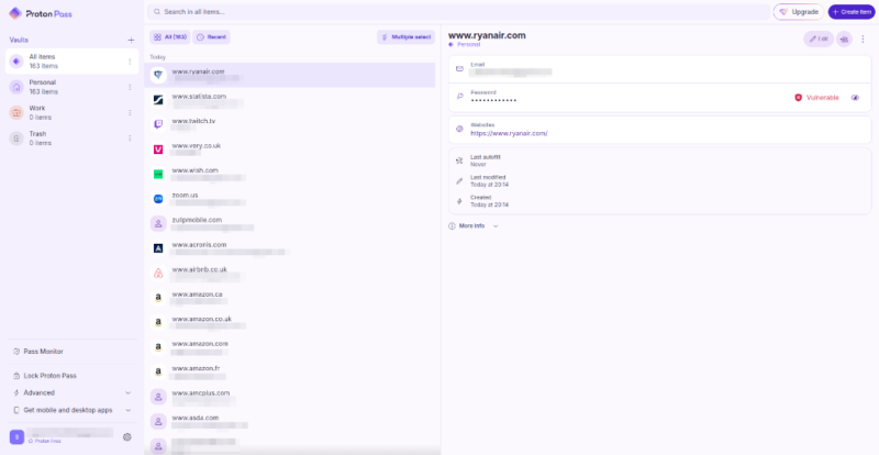 proton pass web app