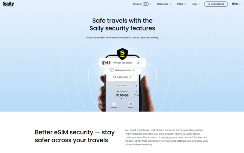 saily security features