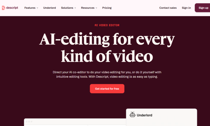 ai-tools-descript ai tools descript