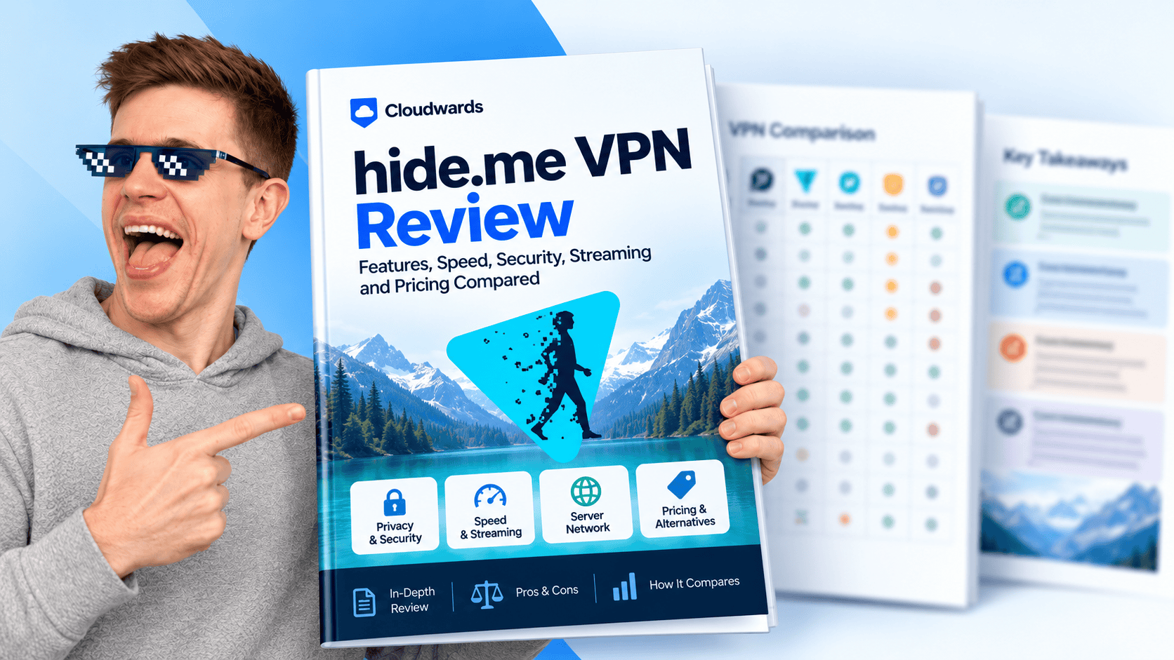 hide.me VPN review chart preview